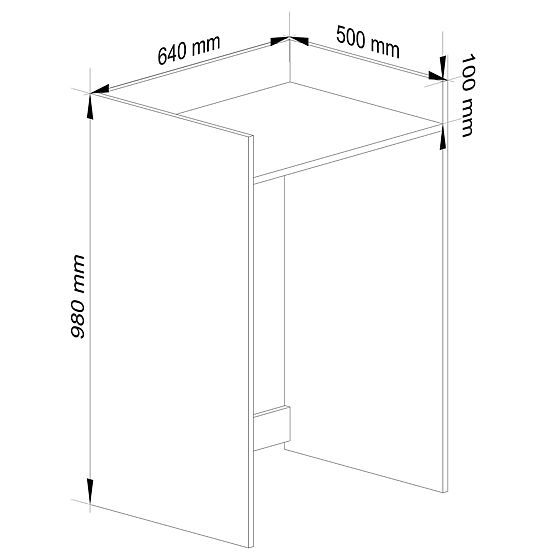 SKŘÍŇKA NA PRAČKU FIN DUB SONOMA / BÍLÁ