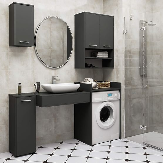 SKŘÍŇKA PRAČKY FIN GRAFIT ŠEDÁ