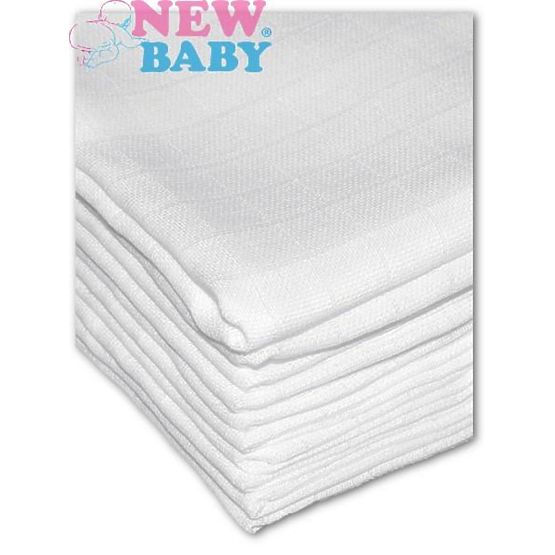 Slovenské dětské pleny New Baby LUX 20ks Bílá