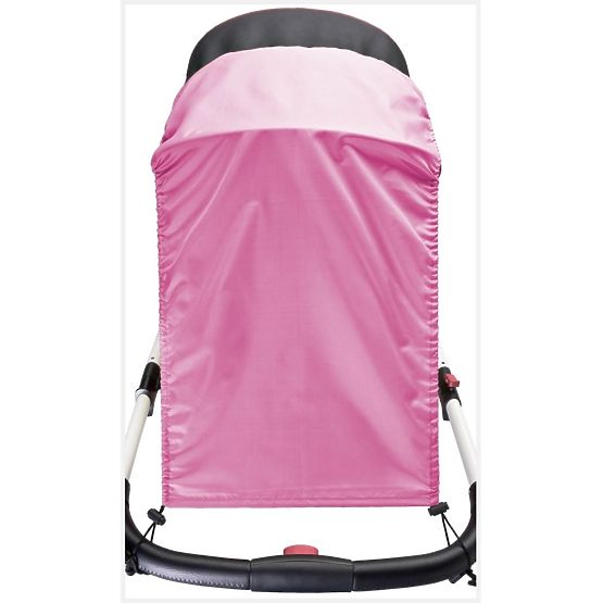 Sluneční clona na kočárek CARETERO pink Růžová