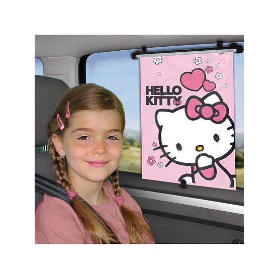 Sluneční roleta do auta Disney Hello Kitty Růžová