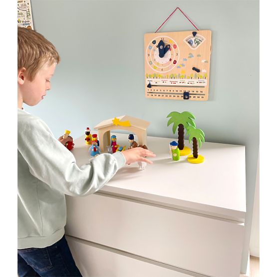 Small Foot  Dětský dřevěný betlém