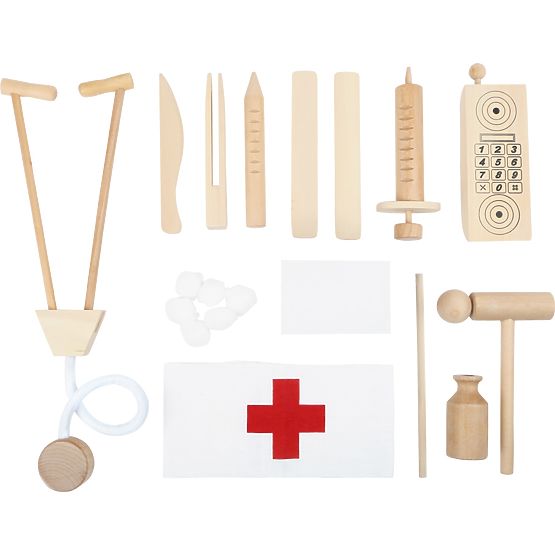 small foot Dětský dřevěný doktorský kufřík