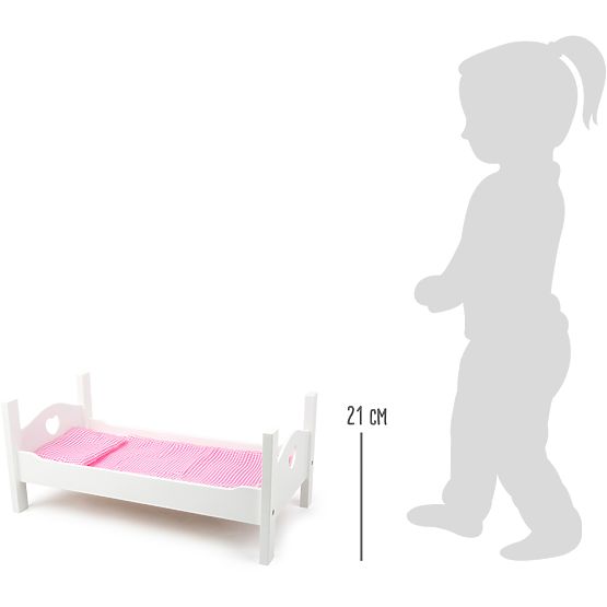 small foot Dřevěná postýlka bílá