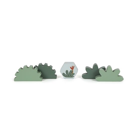 Small Foot Dřevěné kostky Dino