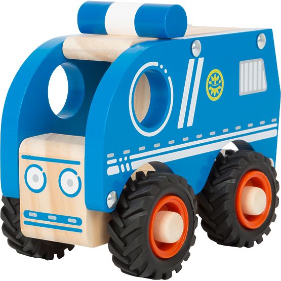 small foot Dřevěné policejní auto
