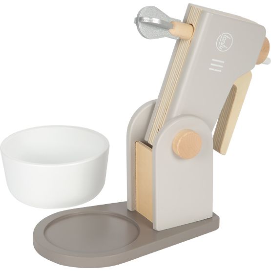 small foot Dřevěný kuchyňský robot 2 v 1  Tasty šedý