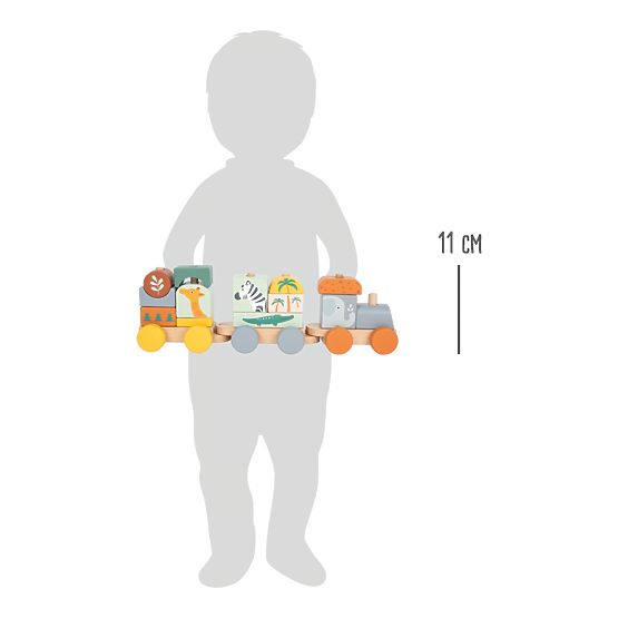 Small Foot Dřevěný vláček Safari