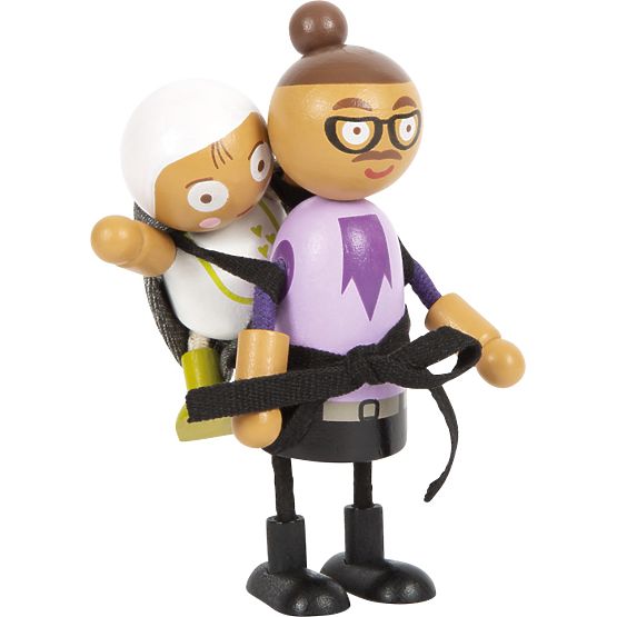 small foot Ohebné panenky rodina s dítětem