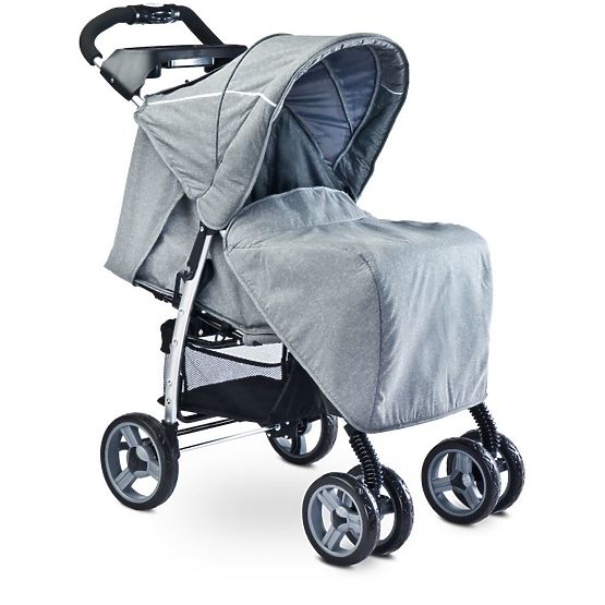 Sportovní kočárek CARETERO Monaco grey 2017 Šedá