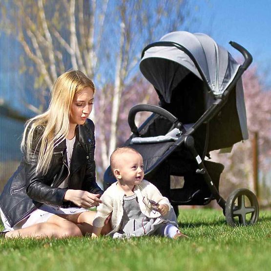 Sportovní kočárek CARETERO TITAN grey 2018 Šedá