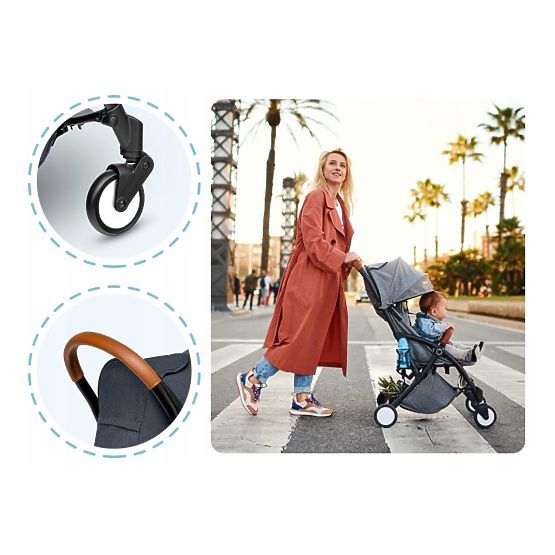 Sportovní kočárek LIONELO Julie - šedý