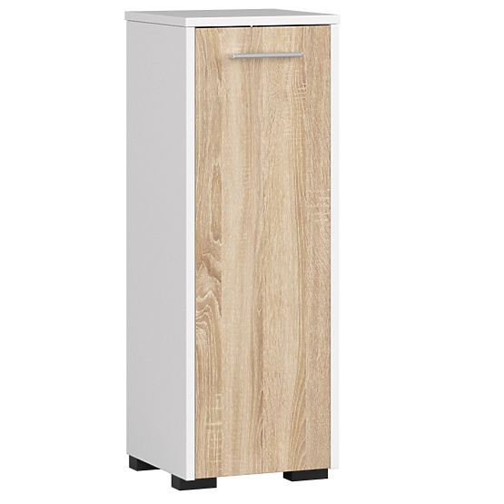 STOJÍCÍ SKŘÍŇKA KOUPELNA FIN S30 1D BÍLÁ / SONOMA