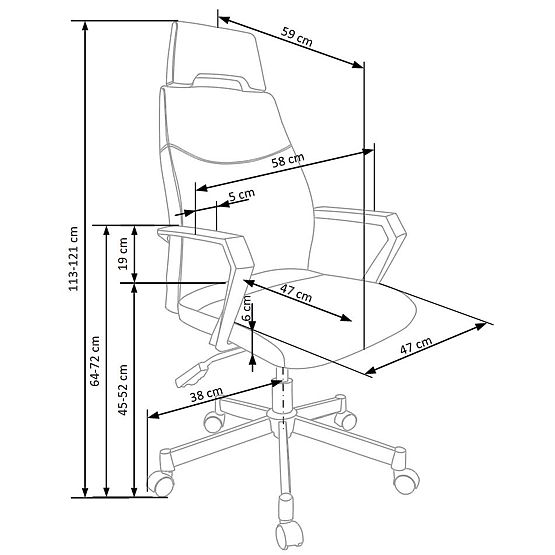 Studentská židle Olaf