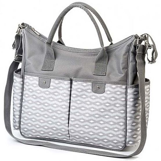 Stylová taška na kočárek BASIC SO CITY Baby Ono světle šedá