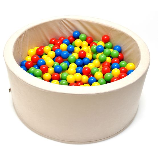 Suchý bazén s míčky béžový