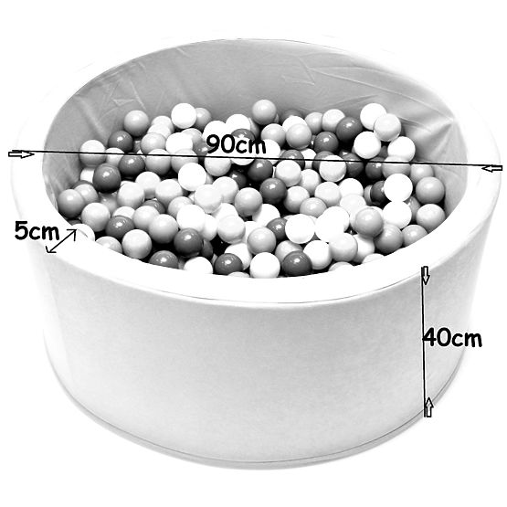 Suchý bazén s míčky - růžový