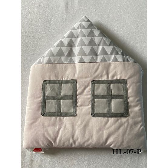 Sweet Dream - Modulový mantinel do postýlky - růžovo-šedý