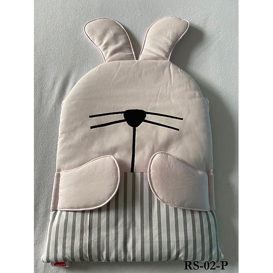 Sweet Dream - Modulový mantinel do postýlky - růžovo-šedý