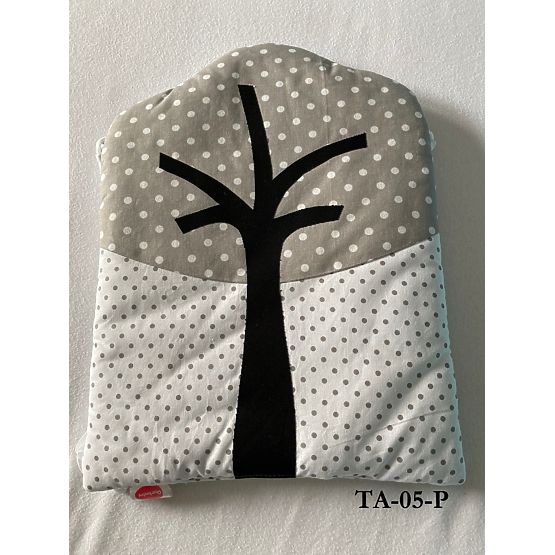 Sweet Dream - Modulový mantinel do postýlky - růžovo-šedý