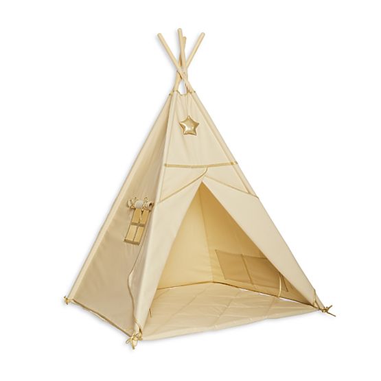 Teepee s podložkou Gold Ecru