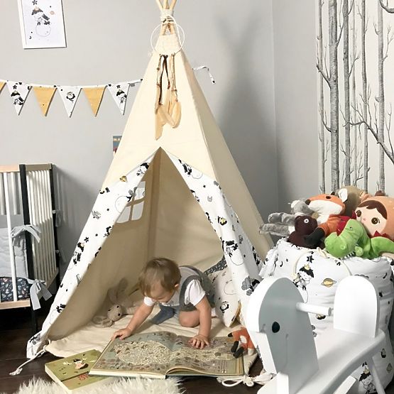 Teepee s podložkou + lapač snů Malý princ