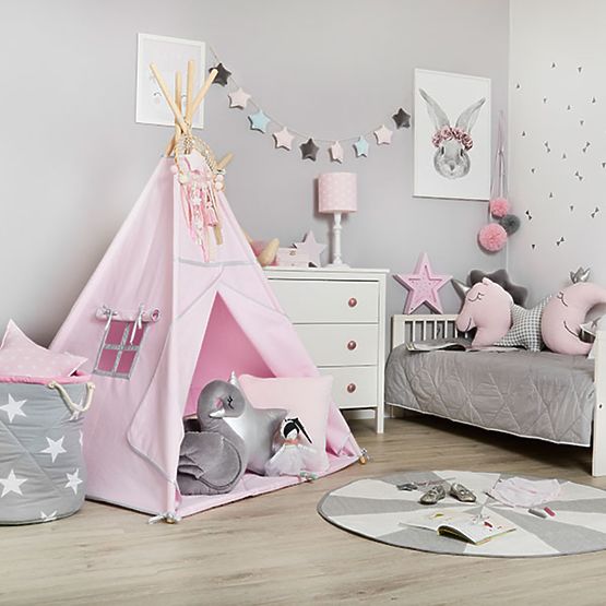 Teepee s podložkou Silver Pink