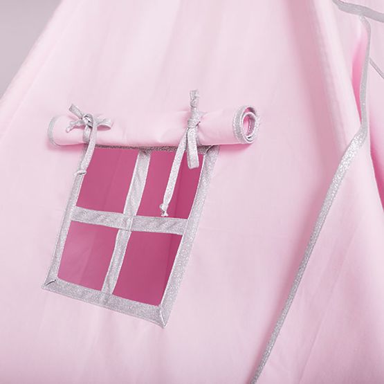 Teepee s podložkou Silver Pink