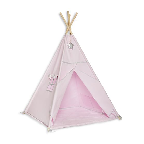 Teepee s podložkou Silver Pink