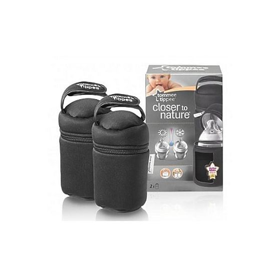 Termoobal Tommee Tippee 2 ks Černá