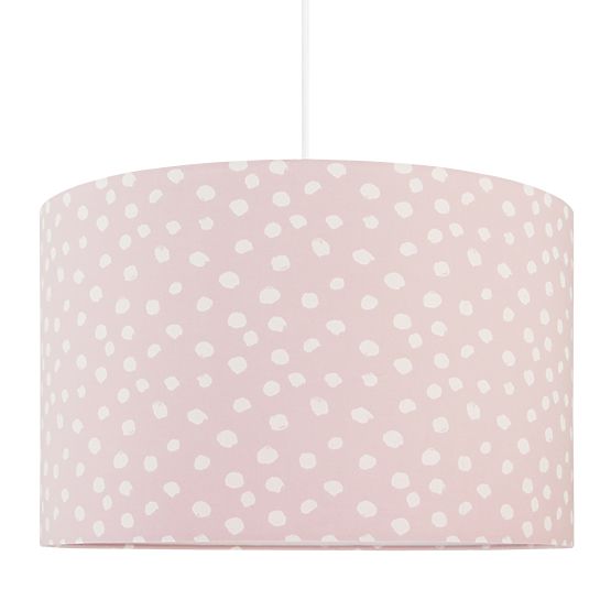 Textilní závěsná lampa Skvrnky