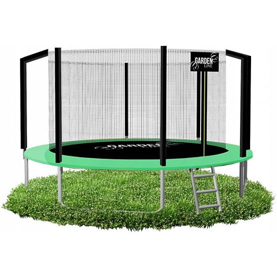 Trampolína Jumpy s vnitřní síťkou - 374 cm