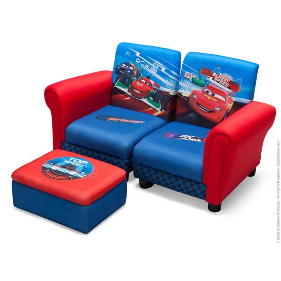 Třídílná sedačka Cars