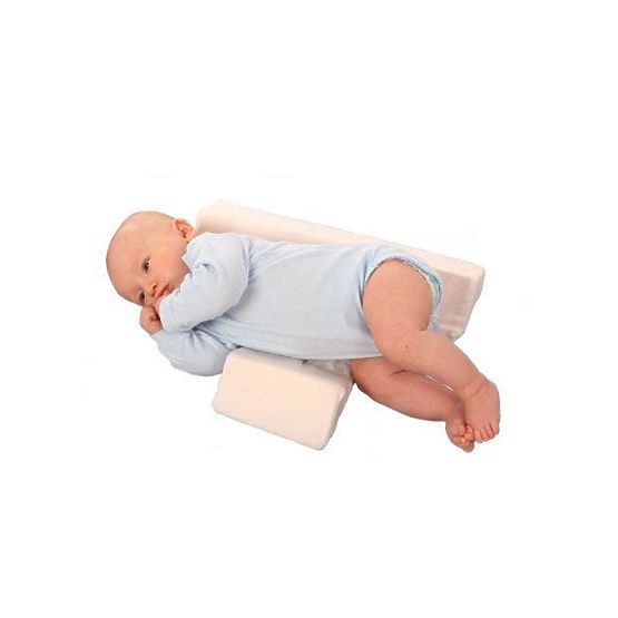 Trojhranná opěrka z Minky Womar šedá