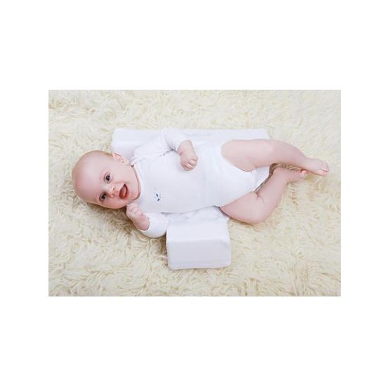 Trojhranná opěrka z Minky Womar šedá