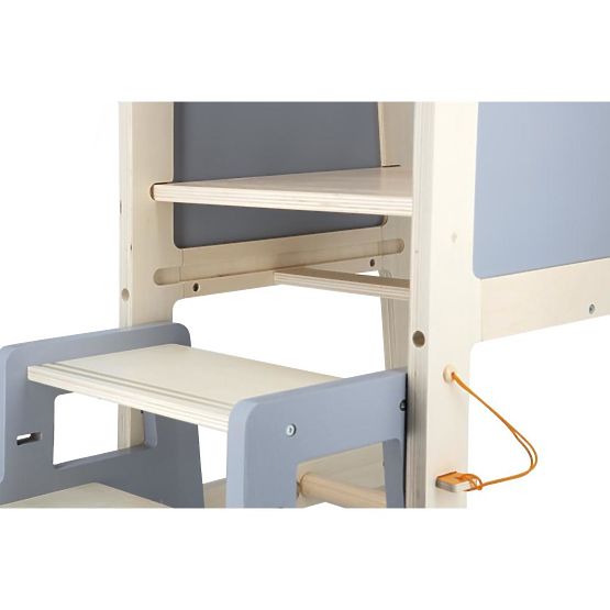 Janod - Učící věž Nina 3v1 s tabulí a schůdky 