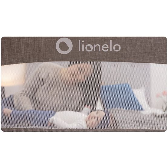 Univerzální zábrana na postel - šedá