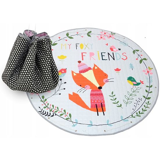 Vak na hračky a podložka v jednom Liška
