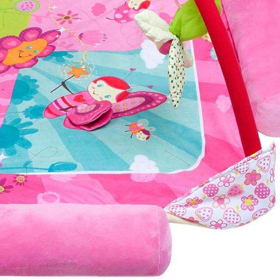 Velká luxusní hrací deka s melodií PlayTo zvířátka Růžová