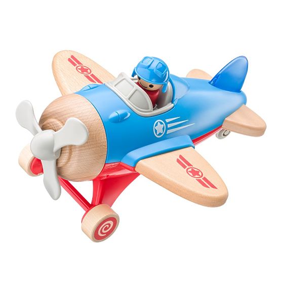 Velké letadlo s pilotem - svítí a vydává zvuky