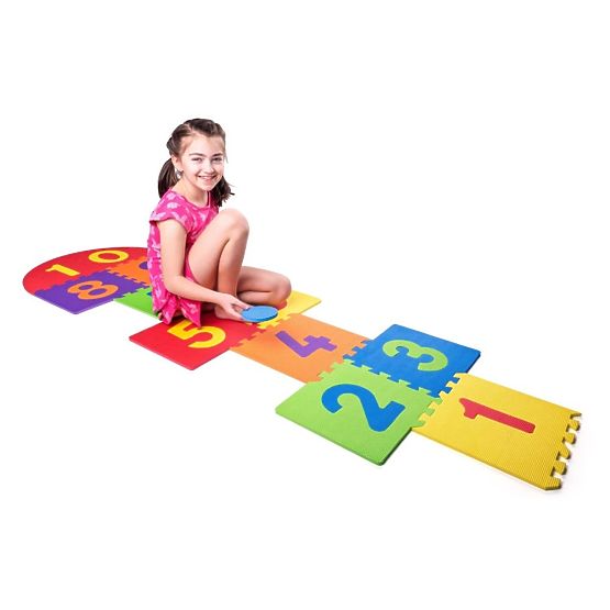 Velké pěnové puzzle pro hru na skákání panáka