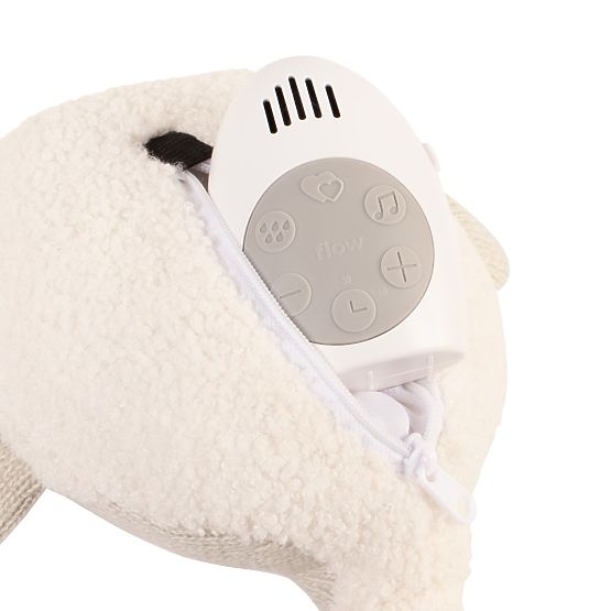 Velryba s tlukotem srdce FLOW - krémová