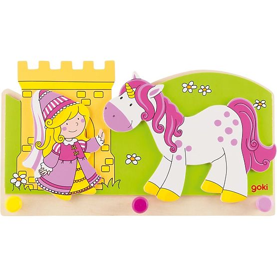 Věšák na oblečení Princezna a jednorožec