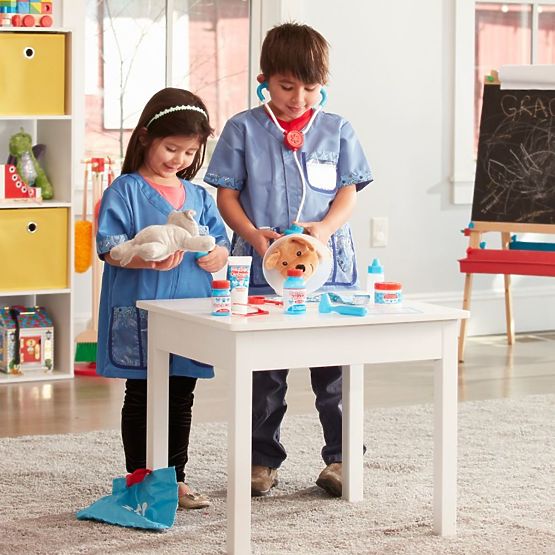 Veterinární sada s plyšovými zvířátky