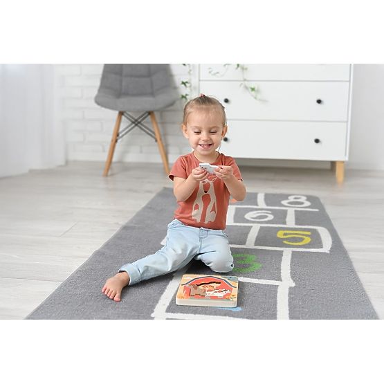Vícevrstvé puzzle zvířátka na farmě