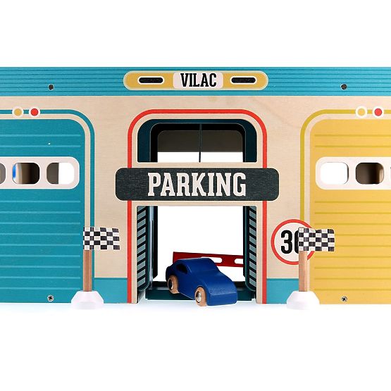 Vilac Dřevěná vintage garáž Vilacity