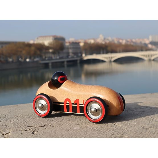Vilac Dřevěné auto Old Sport Compet přírodní