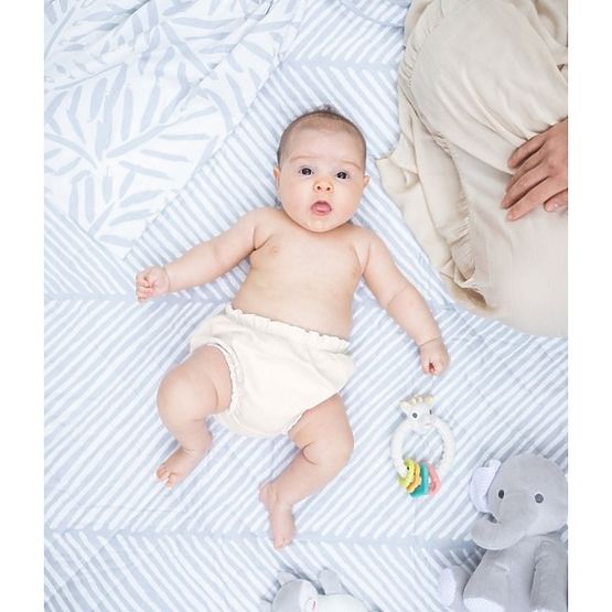 Voděodolná hrací podložka TODDLEKIND - Šedá