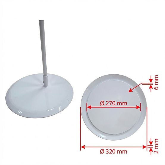 Volně stojící držák baldachýnu