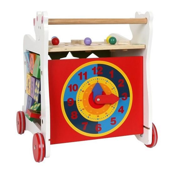 Vzdělávací hračka Medvídek - chodítko 4v1